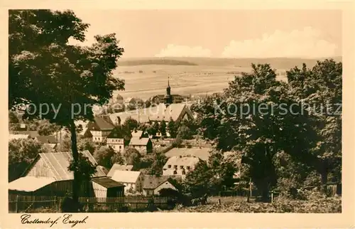 AK / Ansichtskarte Crottendorf_Erzgebirge Panorama 