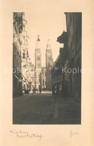 AK / Ansichtskarte Nuernberg Kirche Nuernberg