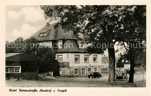 AK / Ansichtskarte Neudorf_Annaberg Hotel Vierenstrasse Neudorf Annaberg