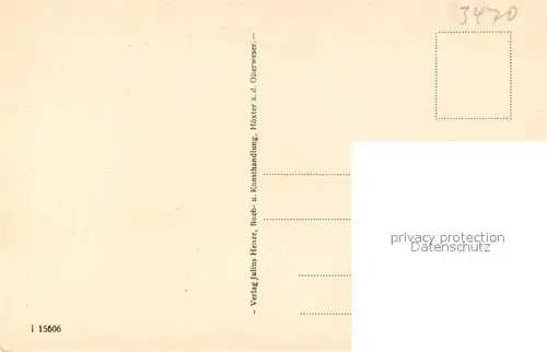 AK / Ansichtskarte Hoexter_Weser Schloss Corvey Hoexter Weser