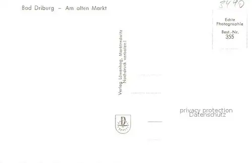 AK / Ansichtskarte Bad_Driburg Am alten Markt Bad_Driburg