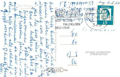 AK / Ansichtskarte Bad_Driburg Kurhaeuser Bad_Driburg