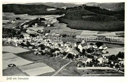 AK / Ansichtskarte Stamsried Fliegeraufnahme Stamsried