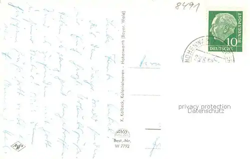 AK / Ansichtskarte Hohenwarth_Koetzting mit Keitersberg Hohenwarth Koetzting