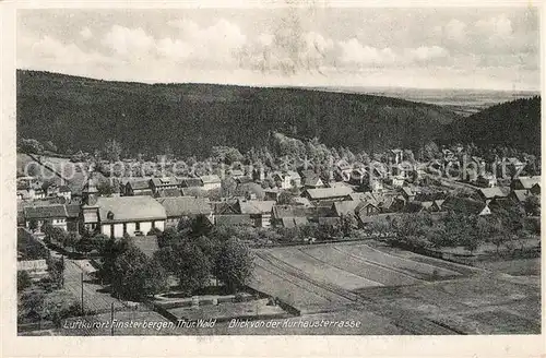 AK / Ansichtskarte Finsterbergen Blick von der Kurhausterrasse Finsterbergen