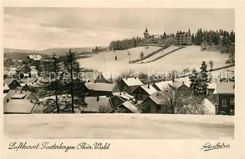 AK / Ansichtskarte Finsterbergen Panorama mit FDGB Heim Kurhaus Finsterbergen