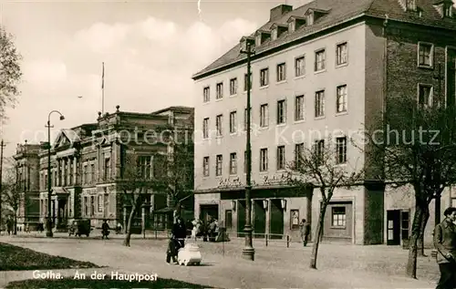 AK / Ansichtskarte Gotha_Thueringen Hauptpost Gotha Thueringen