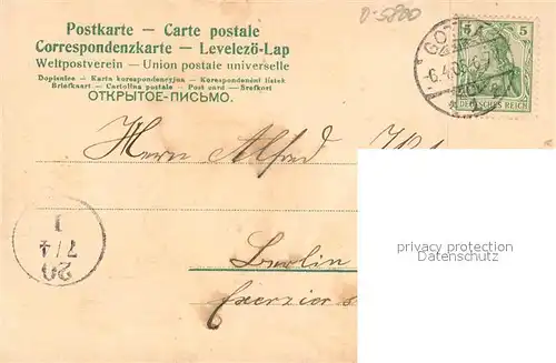 AK / Ansichtskarte Gotha_Thueringen Panorama Gotha Thueringen