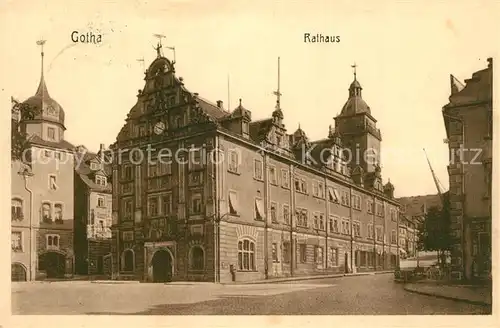 AK / Ansichtskarte Gotha_Thueringen Rathaus Gotha Thueringen