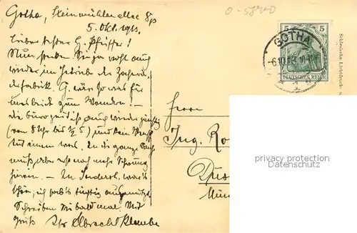 AK / Ansichtskarte Gotha_Thueringen Rathaus Gotha Thueringen