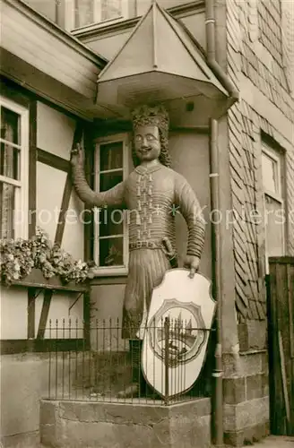 AK / Ansichtskarte Neustadt_Harz Roland am Ratskeller Neustadt_Harz
