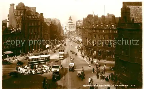 AK / Ansichtskarte Sheffield Town Hill Square Sheffield