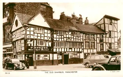 AK / Ansichtskarte Manchester_GB The old Shambles 