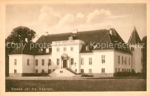 AK / Ansichtskarte Brokso Schloss Gartenansicht Brokso