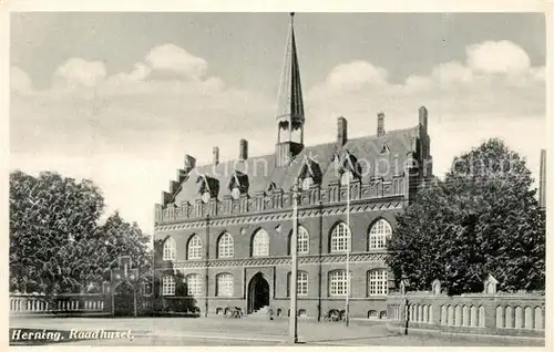 AK / Ansichtskarte Herning Raadhuset Herning
