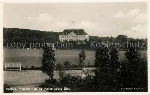 AK / Ansichtskarte Aarhus Mindeparken Marselisborg Slot Aarhus