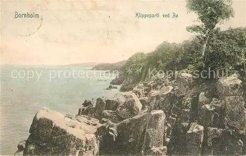 AK / Ansichtskarte Bornholm Klippen Bornholm