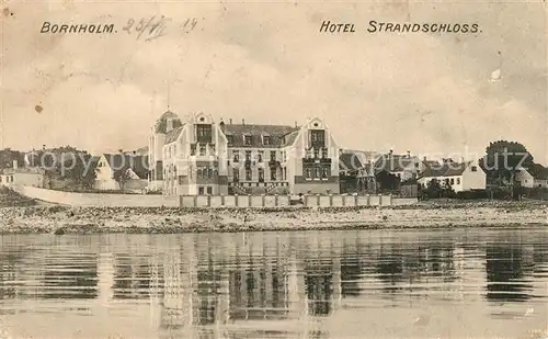 AK / Ansichtskarte Bornholm Hotel Strandschloss Bornholm