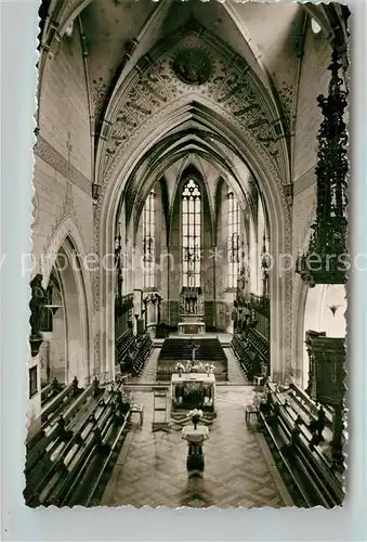 AK / Ansichtskarte Geislingen_Steige Inneres der evangelischen Kirche Geislingen_Steige