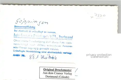 AK / Ansichtskarte Goeppingen Kirche Goeppingen