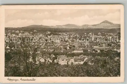 AK / Ansichtskarte Goeppingen Stadtpanorama mit Blick zum Hohenstaufen Goeppingen
