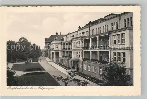 AK / Ansichtskarte Goeppingen Krankenhaus Kupfertiefdruck Goeppingen