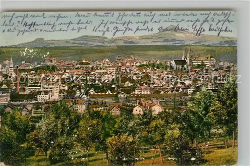 AK / Ansichtskarte Goeppingen Stadtpanorama mit Blick zum Hohenstaufen Goeppingen