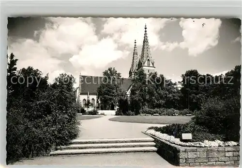 AK / Ansichtskarte Goeppingen Oberhofenkirche Ludwigsanlagen Park Goeppingen