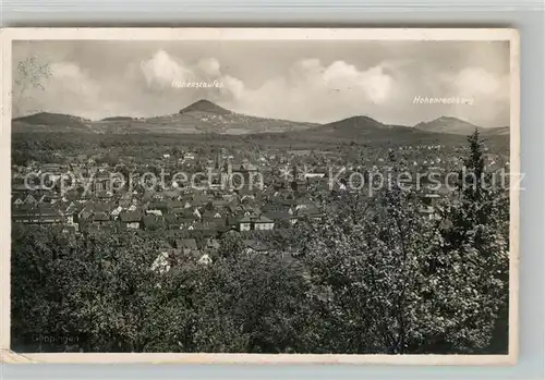 AK / Ansichtskarte Goeppingen Stadtpanorama mit Kaiserbergen Hohenstaufen Hohenrechberg Goeppingen