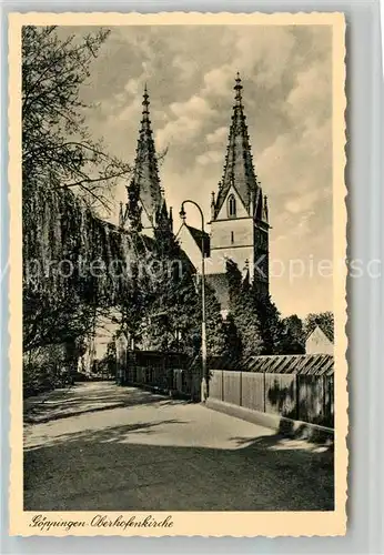 AK / Ansichtskarte Goeppingen Oberhofenkirche Goeppingen