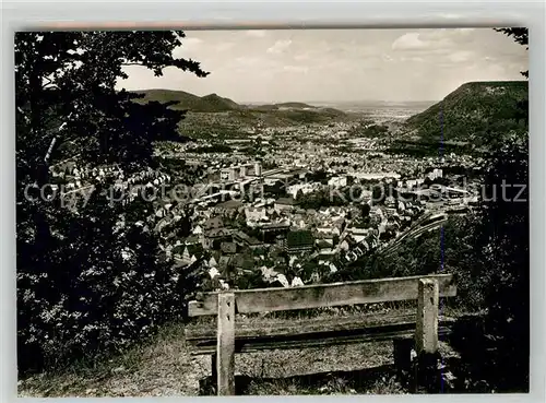 AK / Ansichtskarte Geislingen_Steige Panorama Blick vom oedenturm Schwaebische Alb Geislingen_Steige