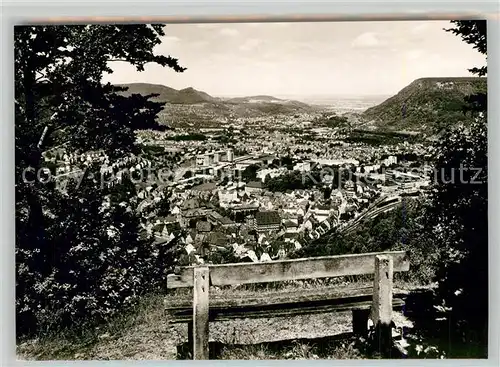 AK / Ansichtskarte Geislingen_Steige Panorama Blick vom oedenturm Schwaebische Alb Geislingen_Steige