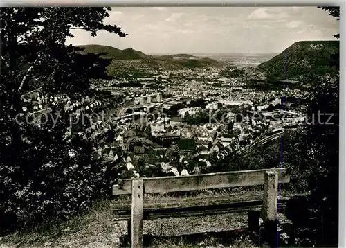 AK / Ansichtskarte Geislingen_Steige Panorama Blick vom oedenturm Schwaebische Alb Geislingen_Steige