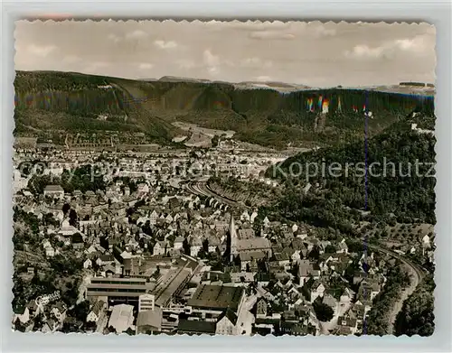 AK / Ansichtskarte Geislingen_Steige Fuenftaelerstadt Fliegeraufnahme Geislingen_Steige