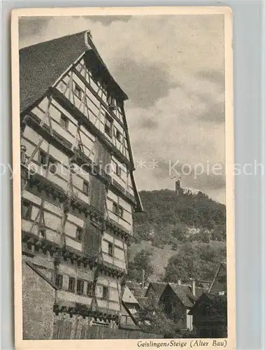 AK / Ansichtskarte Geislingen_Steige Alter Bauhof Heimatmuseum Geislingen_Steige