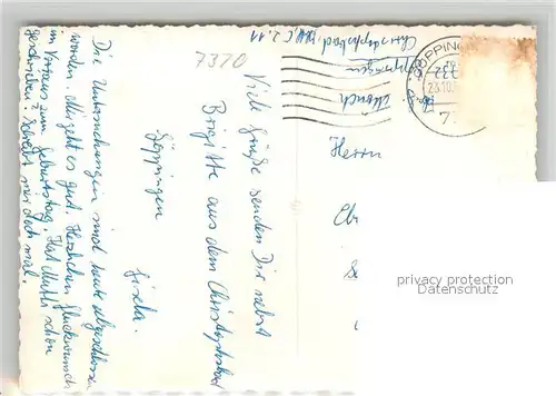 AK / Ansichtskarte Goeppingen Christophsbad Goeppingen