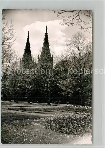 AK / Ansichtskarte Goeppingen Parkanlagen Oberhofenkirche Goeppingen