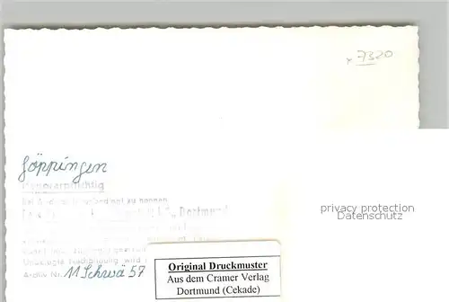 AK / Ansichtskarte Goeppingen Parkanlagen Oberhofenkirche Goeppingen