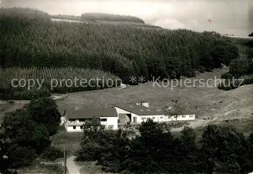 AK / Ansichtskarte Schuellar Pension Bald Landschaftspanorama Schuellar