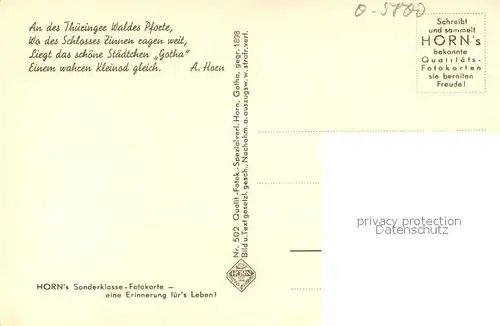 AK / Ansichtskarte Gotha_Thueringen Schloss Denkmalplatz Ehrenmal Museum Orangerie Obere Wasserkunst Arnoldiplatz Rathaus Hitler Platz mit Rathaus Gotha Thueringen