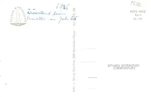 AK / Ansichtskarte Bad_Karlshafen Hafenpartie Bad_Karlshafen