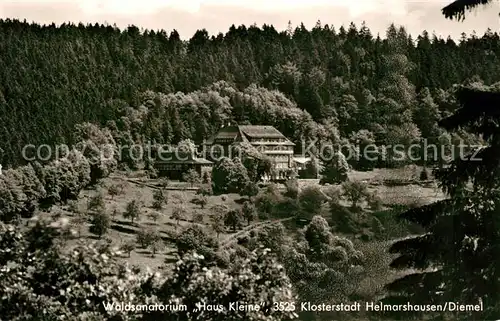 AK / Ansichtskarte Helmarshausen Waldsanatorium Haus Kleine Helmarshausen