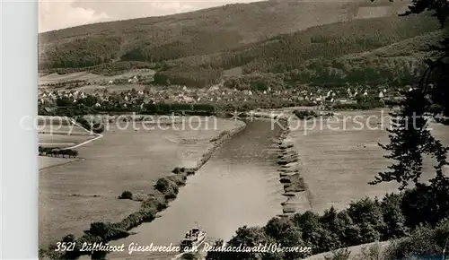 AK / Ansichtskarte Gieselwerder Fliegeraufnahme Gieselwerder
