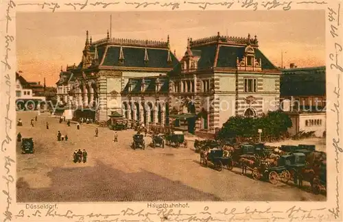AK / Ansichtskarte Duesseldorf Hauptbahnhof Duesseldorf