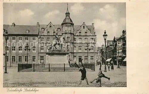 AK / Ansichtskarte Duesseldorf Radschlaeger Denkmal Duesseldorf