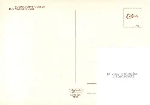 AK / Ansichtskarte Neuharlingersiel Buddelschiff Museum Neuharlingersiel