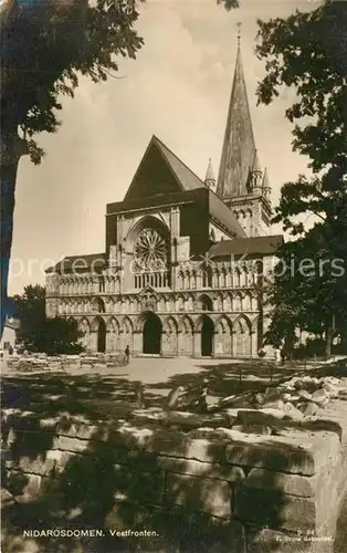 AK / Ansichtskarte Trondheim Vestfronten Trondheim