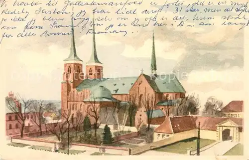 AK / Ansichtskarte Roskilde Domkirken Roskilde