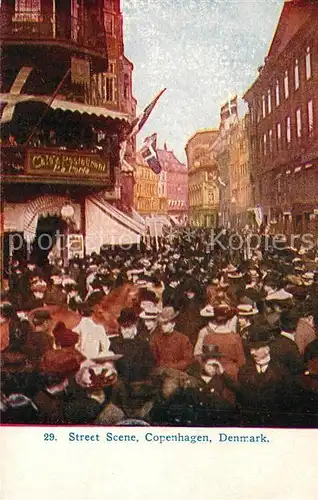 AK / Ansichtskarte Copenhagen_Kobenhavn Street Scene Copenhagen Kobenhavn