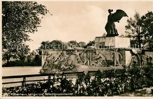AK / Ansichtskarte Kobenhavn Langelinie Sofartsmonument Kobenhavn